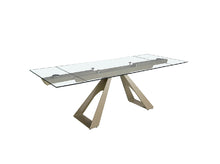 Charger l'image dans la visionneuse de la galerie, Table à manger à rallonge rectangulaire verre trempé modèle 1125 Angel Cerdá