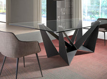 Charger l'image dans la visionneuse de la galerie, Table de salle à manger rectangulaire en verre modèle 1128 Angel Cerdá