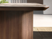 Charger l'image dans la visionneuse de la galerie, Table à manger rectangulaire en marbre et bois noyer 1129 Angel Cerdá