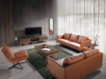 Charger l'image dans la visionneuse de la galerie, Table basse en bois de noyer et acier chromé 2114 Angel Cerdá