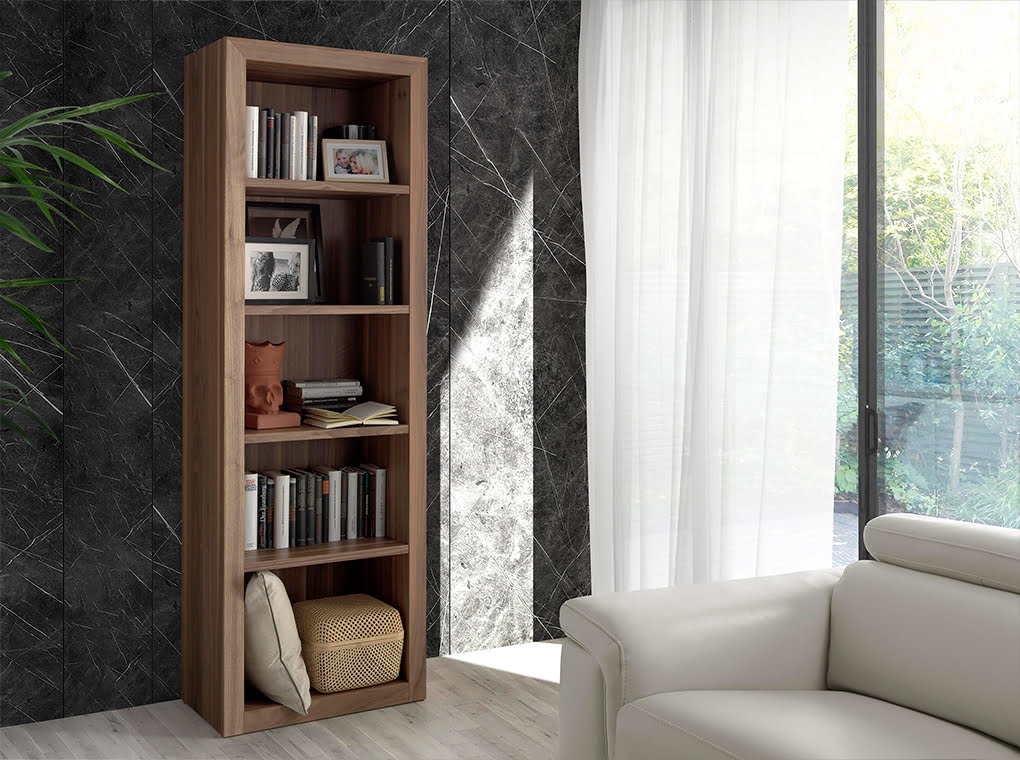Étagère en bois de noyer modèle 3172 Angel Cerdá