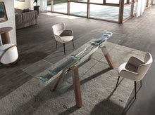 Charger l'image dans la visionneuse de la galerie, Chaise en tissu marbré marron Angel Cerda 4104