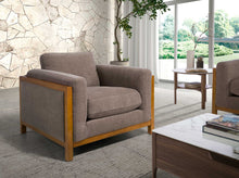 Charger l'image dans la visionneuse de la galerie, Fauteuil en tissu marron 5131 Angel Cerdá