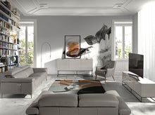 Charger l'image dans la visionneuse de la galerie, Canapé 3 places rembourré en cuir avec mécanisme de relaxation 6122 Angel Cerdá