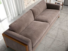 Charger l'image dans la visionneuse de la galerie, Canapé 3 places en tissu marron 6186 Angel Cerdá