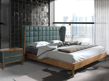 Charger l'image dans la visionneuse de la galerie, Lit en croûte de cuir vert foncé 7148 Angel Cerdá