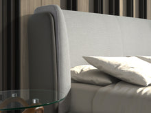 Charger l'image dans la visionneuse de la galerie, Lit en tissu gris clair modèle 7156 Angel Cerdá