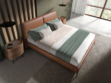 Charger l'image dans la visionneuse de la galerie, Lit en croûte de cuir marron 7158 Angel Cerdá