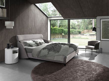 Charger l'image dans la visionneuse de la galerie, Lit double en tissu gris clair 7161 Angel Cerdá