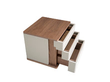 Charger l'image dans la visionneuse de la galerie, Table de chevet en bois gris et noyer 7166 Angel Cerdá