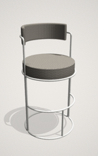 Charger l'image dans la visionneuse de la galerie, Tabouret haut en acier de jardin Isimar Paradiso gamme Paradiso 8085