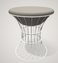 Charger l'image dans la visionneuse de la galerie, Pouf extérieur en acier Isimar Bolonia gamme BOLONIA 8187