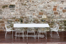 Charger l'image dans la visionneuse de la galerie, Table à manger rectangulaire de jardin en acier Isimar Capri gamme CAPRI 9326
