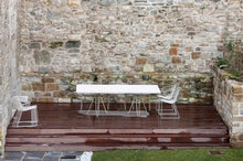 Charger l'image dans la visionneuse de la galerie, Table à manger rectangulaire de jardin en acier Isimar Capri gamme CAPRI 9326