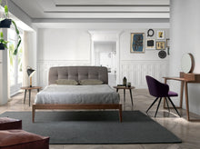 Charger l'image dans la visionneuse de la galerie, Lit tufté en tissu gris 160 x 200 7177 Angel Cerdá.