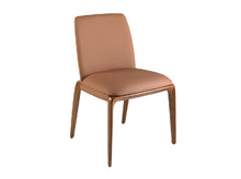 Charger l'image dans la visionneuse de la galerie, Angel Cerda Chaise en éco-cuir marron 4135