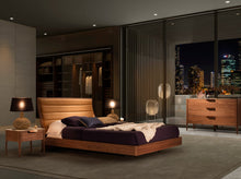 Charger l'image dans la visionneuse de la galerie, Commode en fibre de verre effet marbre et bois de noyer Angel Cerda 7044