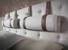 Charger l'image dans la visionneuse de la galerie, Lit double en tissu gris tufté, modèle 7179 par Angel Cerdá