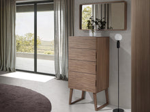 Charger l'image dans la visionneuse de la galerie, Miroir rectangulaire avec cadre en bois de noyer Angel Cerda 3035