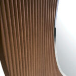 Charger l'image dans la visionneuse de la galerie, Miroir mural rond en noyer modèle 3262 Angel Cerdá au design moderne