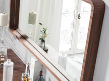 Charger l'image dans la visionneuse de la galerie, Miroir rectangulaire avec cadre en bois de noyer Angel Cerda 3035