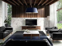 Charger l'image dans la visionneuse de la galerie, Table basse en porcelaine et bois de noyer avec tiroirs Angel Cerda 2049