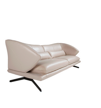 Charger l'image dans la visionneuse de la galerie, Canapé moderne en cuir 3 places Angel Cerda