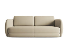 Charger l'image dans la visionneuse de la galerie, Canapé 3 places en tissu velours design Kiana sur Prestalia Shop