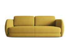 Charger l'image dans la visionneuse de la galerie, Canapé 3 places en tissu velours design Kiana sur Prestalia Shop