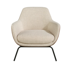 Charger l'image dans la visionneuse de la galerie, Fauteuil en tissu et cuir écologique Angel Cerda 5099