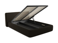 Charger l'image dans la visionneuse de la galerie, Lit avec coffre en velours design Kiana sur Prestalia Shop