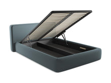 Charger l'image dans la visionneuse de la galerie, Lit avec coffre en velours design Kiana sur Prestalia Shop