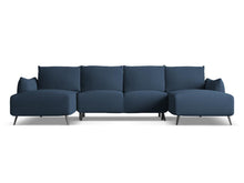 Charger l'image dans la visionneuse de la galerie, Canapé d'angle panoramique convertible Malie Makamii