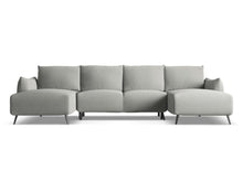 Charger l'image dans la visionneuse de la galerie, Canapé d'angle panoramique convertible Malie Makamii