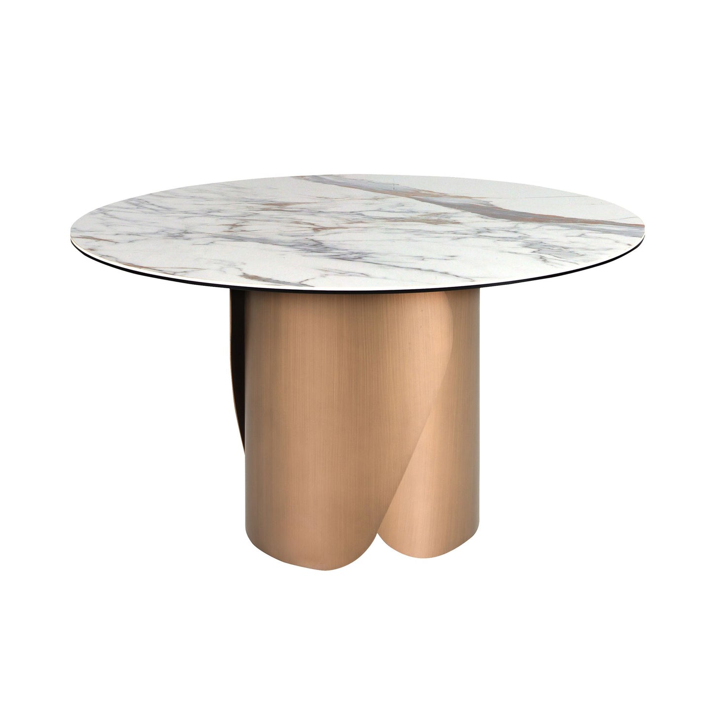 Table de salle à manger ronde en marbre