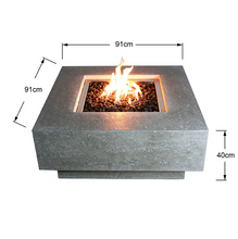 Charger l'image dans la visionneuse de la galerie, Table brasero Manhattan Light Grey