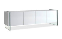 Charger l'image dans la visionneuse de la galerie, Buffet blanc en verre