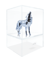 Charger l'image dans la visionneuse de la galerie, Sculpture Loup Richard ORLINSKI + Vitrine