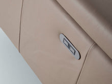 Charger l'image dans la visionneuse de la galerie, Canapé d'angle rembourré en cuir de vachette avec mécanisme relax