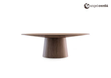Charger l'image dans la visionneuse de la galerie, Table à manger ovale design Angel cerda Bois Noyer