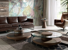 Charger l'image dans la visionneuse de la galerie, 2052 Table basse design "Vetro" ronde