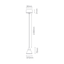 Charger l'image dans la visionneuse de la galerie, Lampe Suspendue "Zoe" Blanche