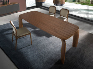 Table de salle à manger rectangulaire en noyer  1151 Angel Cerdá