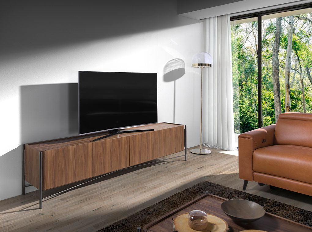 Meuble TV en bois de noyer modèle 3240 Angel Cerdá