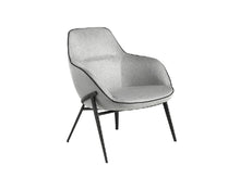 Charger l&#39;image dans la visionneuse de la galerie, Fauteuil Confident rembourré en tissu gris modèle 5065 Angel Cerdá
