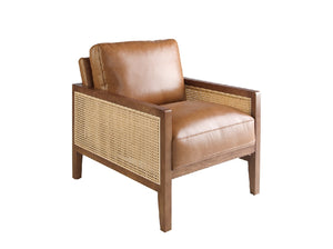 Fauteuil en cuir marron 5113 Angel Cerdá