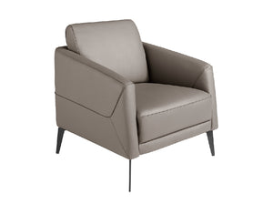 Fauteuil en croûte de cuir foncé 5134 Angel Cerdá