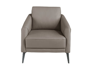 Fauteuil en croûte de cuir foncé 5134 Angel Cerdá