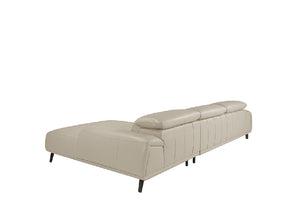 Canapé chaise longue rembourré en cuir avec dossiers articulés 6150 Angel Cerdá