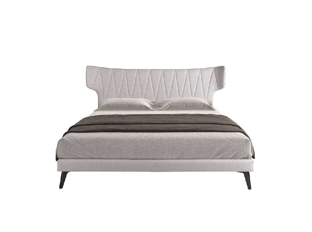 Lit en tissu gris clair 7160 Angel Cerdá